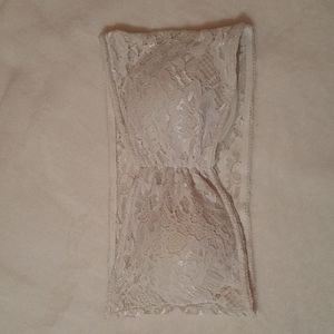 Poof! Strapless Lace Bra